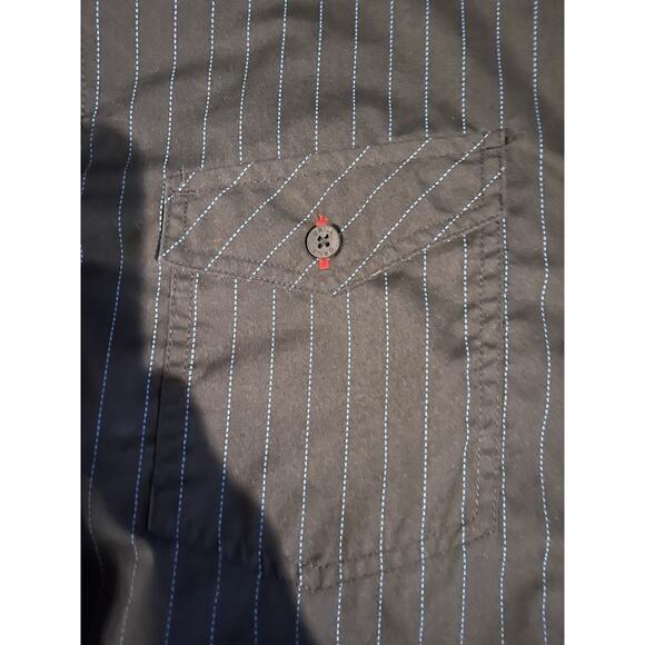 Drill Clothing Company Shirt Mens Size M Black Long Sleeve Button Up - Picture 7 of 11
